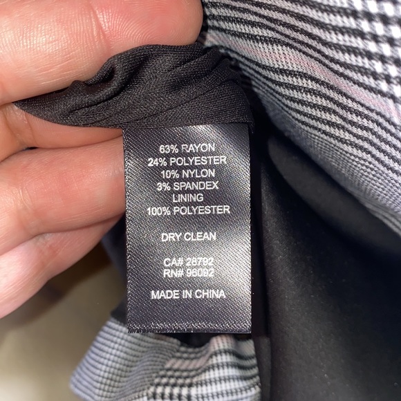 Carolina Belle plaid open front belted jacked size XS gray - Picture 12 of 13